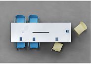 Стол Arki-Table CC Compact, 360х120 см, H74 см, ARK300120СС/CFC_BI