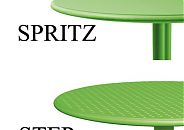 Стол Spritz + Spritz Mini, D60, H40-76,5 см