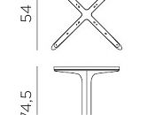 Стол ClipX, 80х80, Н75 см, 4008300000