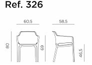 Комплект мебели ClipX 70 Bora Bistrot, 4008500000+4032600000/WH